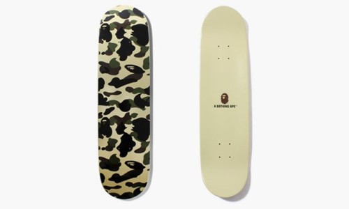 A Bathing Ape 2015 春夏系列 1st Camo 迷彩滑板