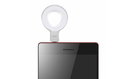 自拍神辅助，Lenovo 全新 VIBE Xtension 环形手机闪光灯