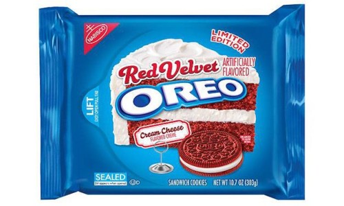 情人节专属，奥利奥推出全新“红丝绒”特别版巧克力饼干