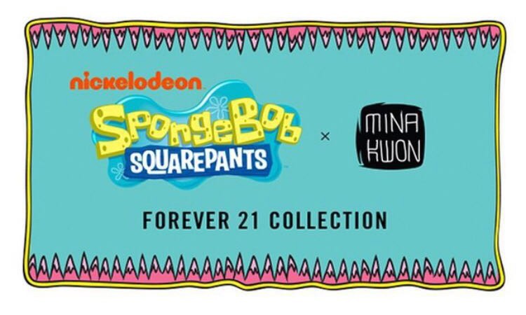 Forever 21 推出 SpongeBob Square Pants x Mina Kwon 衣装系列