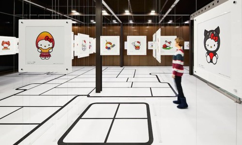 艺术家 Naoya Iwama 为日本 Fukoku Life 打造 Hello Kitty 主题展览