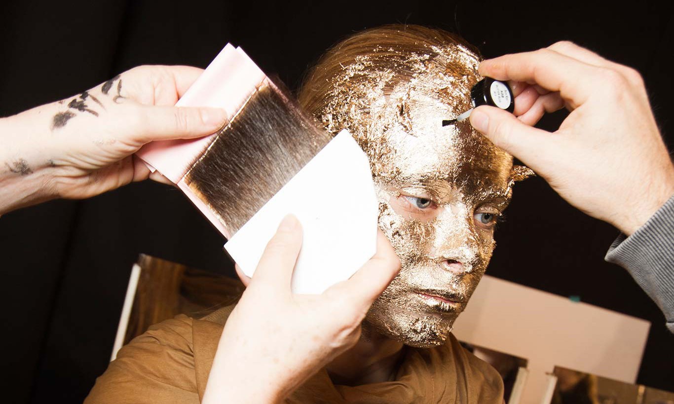 锡纸面具，Rick Owens 2015 秋冬巴黎时装周发布