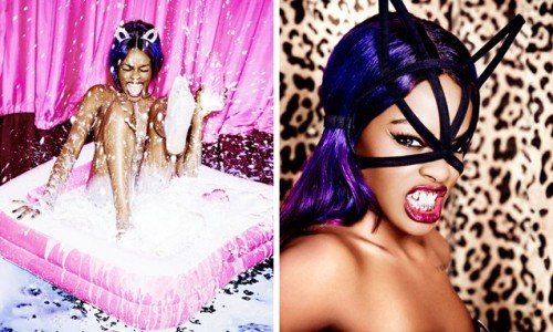 Azealia Banks 拍摄 4 月号 《 PLAYBOY 》 杂志内页组图欣赏