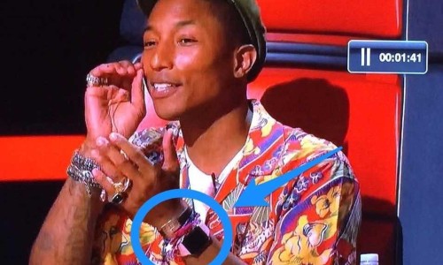 率先演绎，Pharrell Williams 示范 Apple Watch Edition 