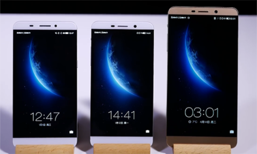 乐视发布三款智能手机，进军手机市场