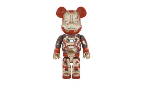 Marvel x Medicom Toy 打造钢铁侠 Mark XLII  “战损版” 1000% BE@RBRICK