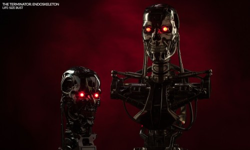 终结者迷必入，Sideshow 即将推出 1:1 T-800 胸像