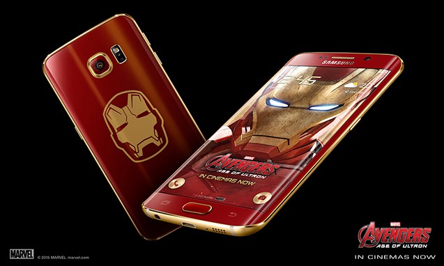 三星推出钢铁侠限量版 Galaxy S6 Edge 手机