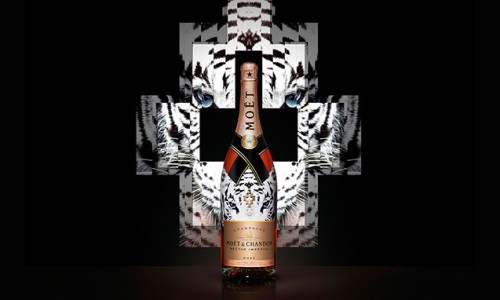Marcelo Burlon 为 Moët & Chandon 酩悦香槟打造限量瓶身