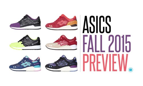 ASICS 2015 秋季系列新品预览