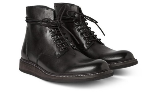 Rick Owens 皮革绑带鞋款