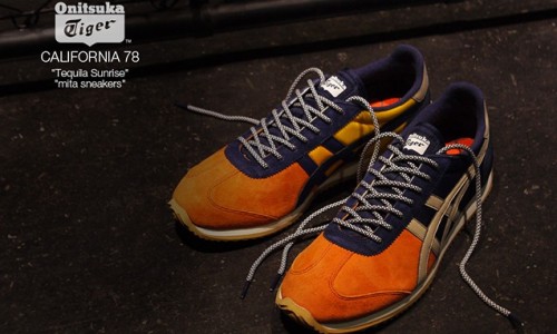 mita sneaker x Onitsuka Tiger California 78 “Tequila Sunrise” 联名鞋款