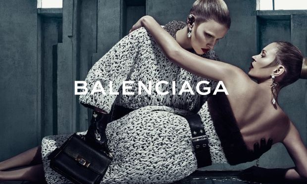 Kate Moss, Lara Stone 拍摄 Balenciaga 2015 秋季系列宣传硬照