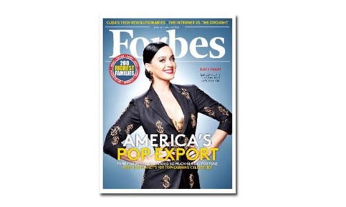 福布斯公布「2015 年度全球最高收入」百大名人榜单