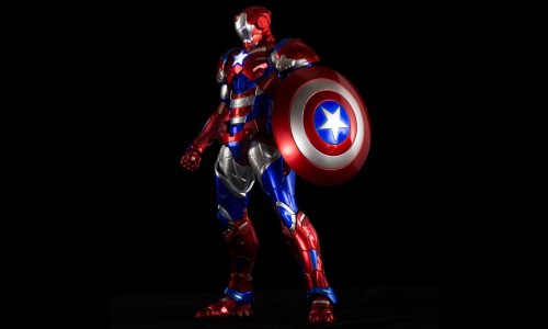 钢铁美队侠！千值练 RE:EDIT 可动系列限定贩售 Iron Patriot 玩偶