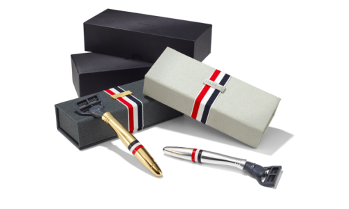 Thom Browne 携手 Harry’s 打造 Barneys 独占奢华剃须刀