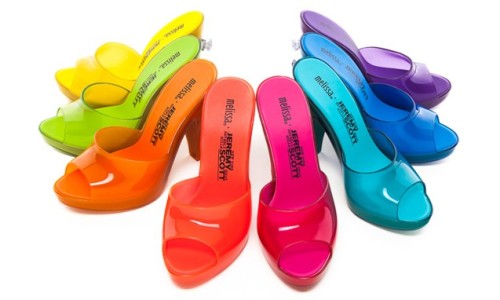 melissa  x Jeremy Scott 彩色果冻鞋系列