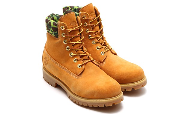 atmos x Timberland 6-Inch Premium Boot “Wheat Camo” 联名鞋款