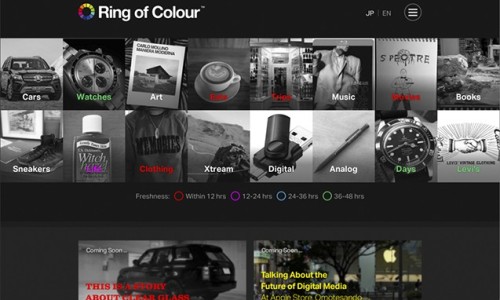 藤原浩开设全新网站 Ring of Colour