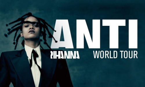 Rihanna 全新专辑《ANTI》进入倒计时，并公布 2016 ANTI' WORLD TOUR 巡演信息