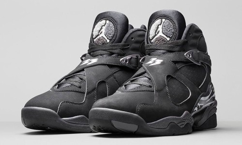 低调黑银，Air Jordan VIII Retro “Chrome” 即将发售