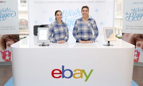 eBay 推出 Pop-up 期间限定摊位，客人可将不必要的礼品换成现金