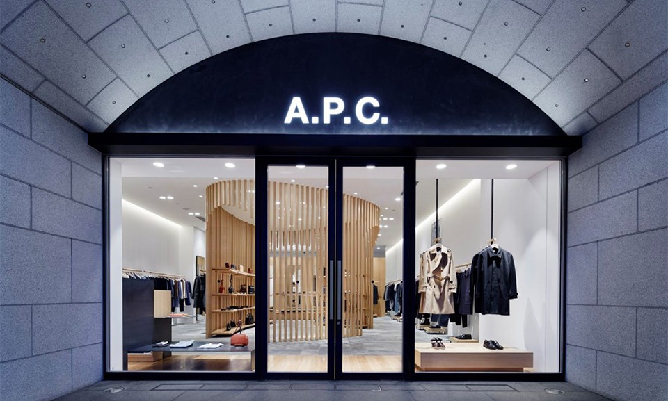 A.P.C. 京都旗舰店迁址后重新开幕