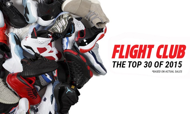 Flight Club 2015 年度热销球鞋 TOP 30 排行榜