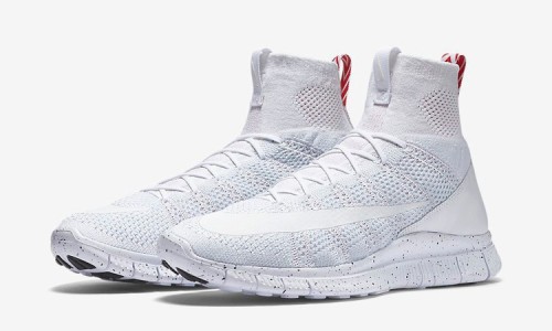 夏季搭配利器，Nike Free Flyknit Mercurial Superfly “Triple White” 配色先览