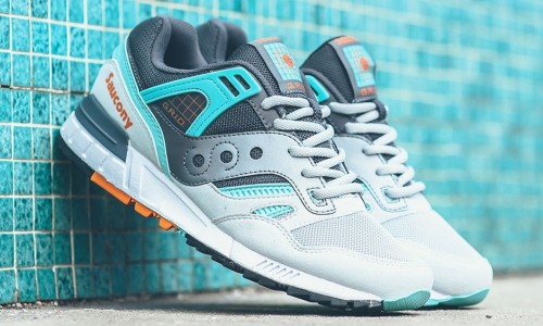Saucony 释出全新 Grid SD “Grey Teal Orange” 配色