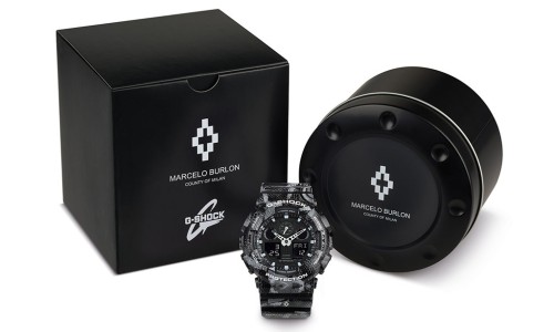 换上新皮肤，Marcelo Burlon x Casio G-SHOCK 全新联名 GA-100 释出