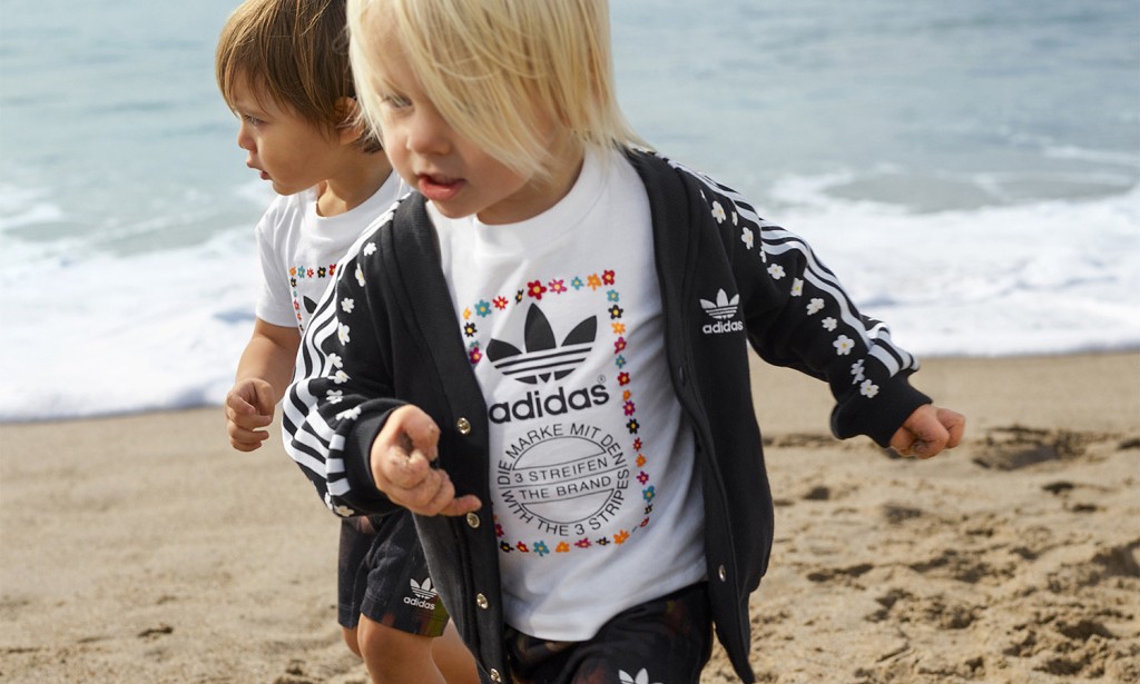 萌死一大片，adidas Originals = Pharrell Williams 2016 春夏 “Pink Beach” 童装系列发布