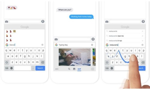 Google 推出自带搜索功能的 iOS 虚拟键盘 Gboard