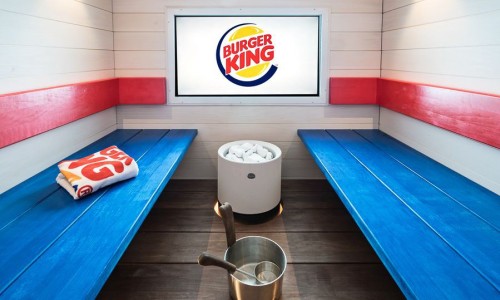 桑拿房里吃汉堡，Burger King SPA 于芬兰开幕