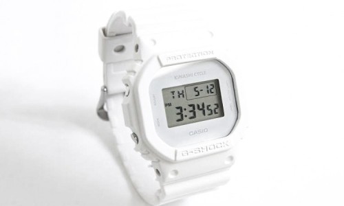 木梨 サイクル x G-SHOCK 联名推出 DW-5600 “白四角”