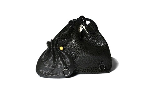 JAM HOME MADE x 印传屋皮质小物袋系列