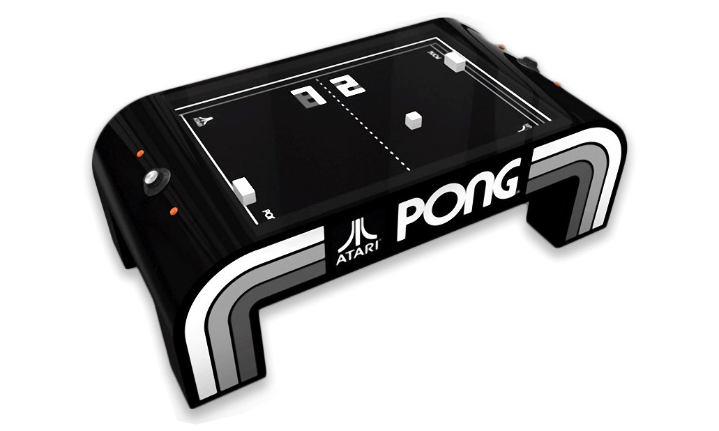 模仿最原始的电子游戏,pong table 乒乓球桌