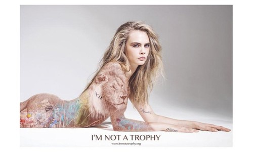 为呼吁保护濒危物种，Cara Delevingne 全裸再出镜