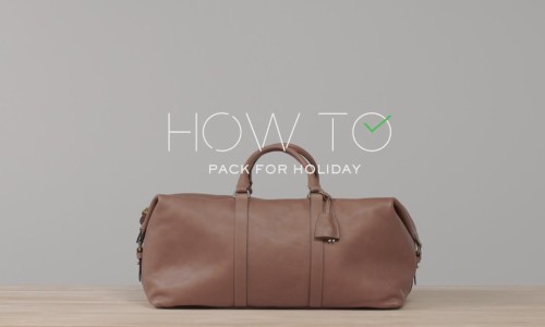 享受小长假前，先看看 MR PORTER 出品的行李打包教学