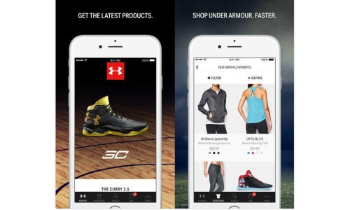 为你进行个性化产品推荐，Under Armour 推出手机购物应用 UA Shop