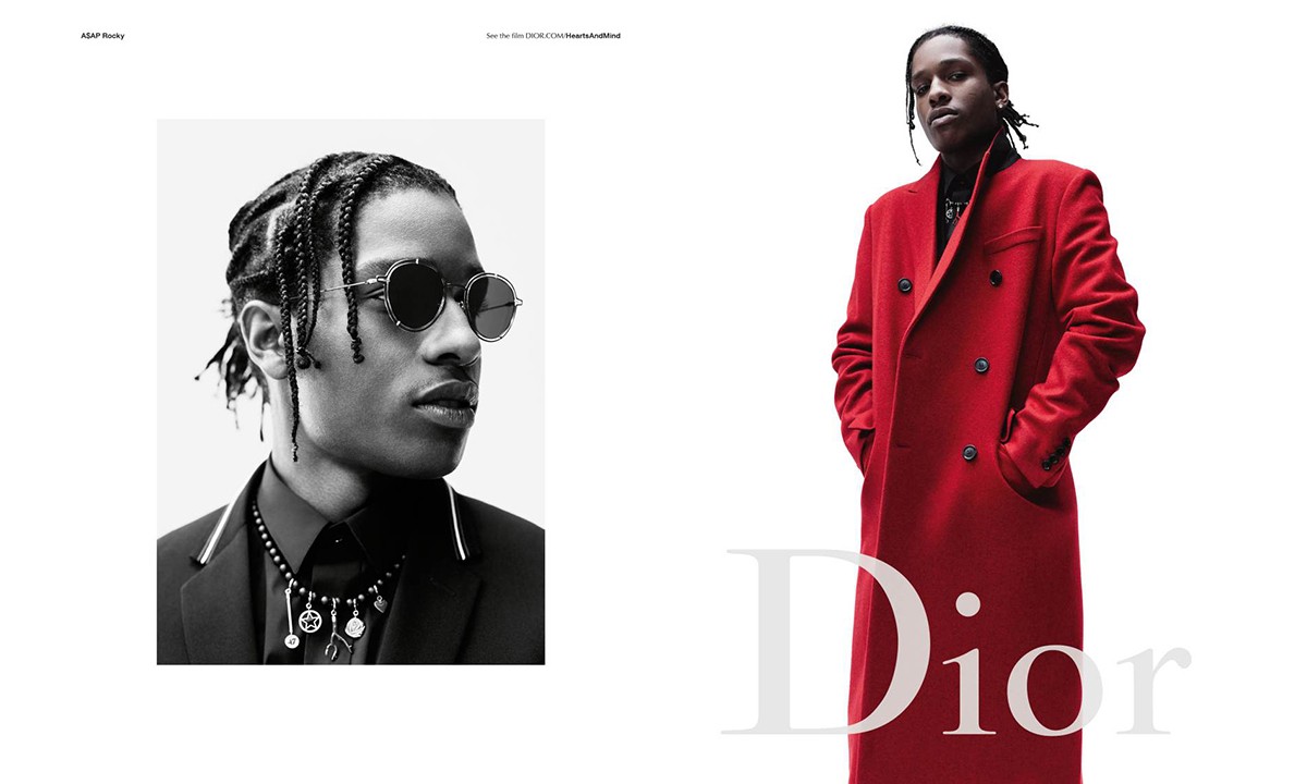 Dior Homme 2016 秋冬造型找来了 A$AP Rocky 与 Larry Clark 担纲演绎