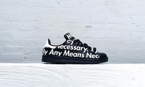 一双堪比官方设计的定制版 Supreme x adidas Originals Stan Smith