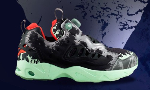Reebok CLASSIC x MegaHouse Instapump Fury Road 哥斯拉主题系列