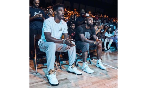Jimmy Butler 上脚全新 Air Jordan V “Gold Medal”
