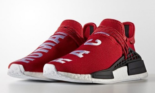 Pharrell Williams x adidas Originals Hu NMD 红色版本预览