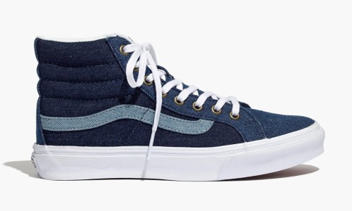 Madewell 与 Vans 的全新合作，让你可以把丹宁穿在脚上
