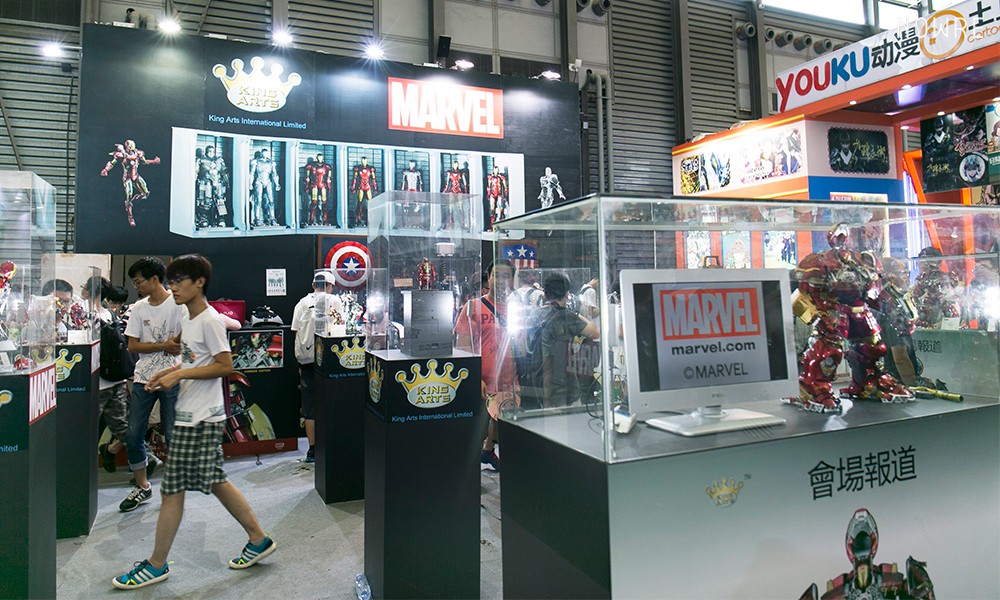 KINGARTS x Marvel 2016 ChinaJoy 现场展览