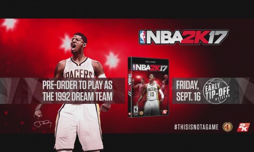 在下个月 NBA 2K17 发售前，先来看看最新预告片止渴