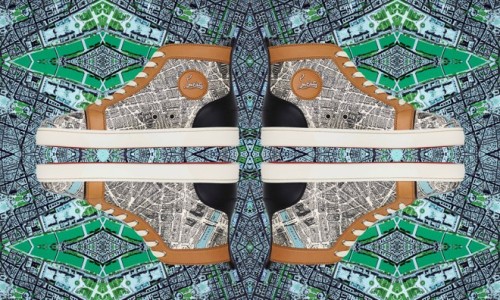 地图元素设计，Christian Louboutin 2016 秋冬 Plan de Paris 主题系列