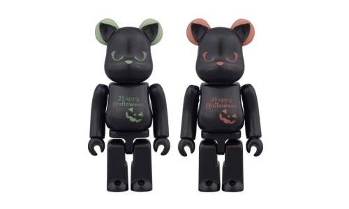 万圣节前夕 MEDICOM TOY 推出了的特别款 BE@RBRICK 玩偶